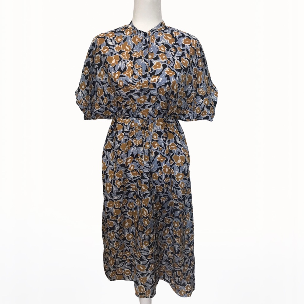 Christian Wijnants 100% Silk Dipha Foliage Dress 6 - Picture 4 of 17